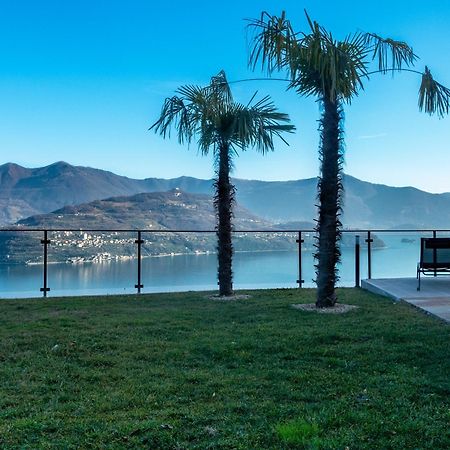 Mia Isola With Lake View, Garden And Swimming Pool Parzanica Экстерьер фото