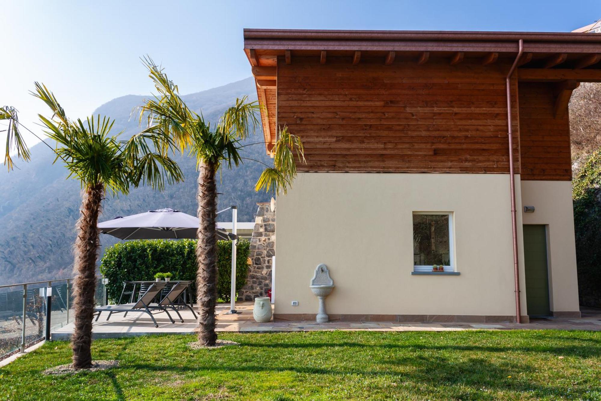 Mia Isola With Lake View, Garden And Swimming Pool Parzanica Экстерьер фото
