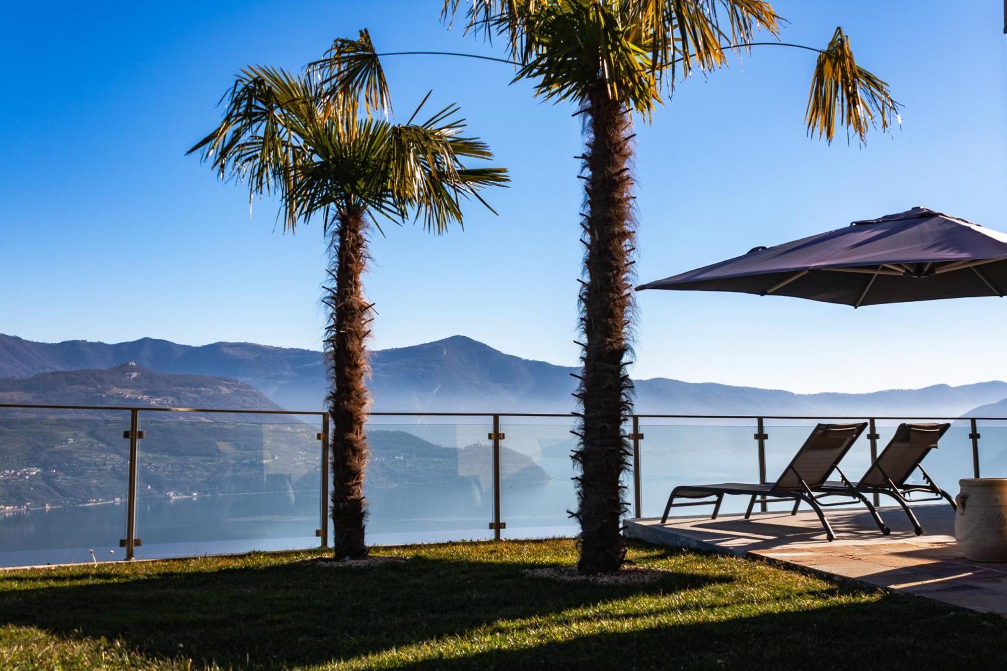 Mia Isola With Lake View, Garden And Swimming Pool Parzanica Экстерьер фото